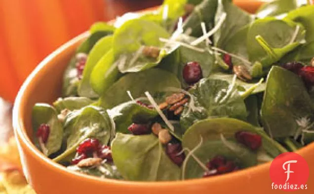 Ensalada de Espinacas con Semillas de Calabaza