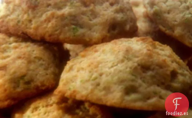 Galletas de Gota con Cebollas Verdes