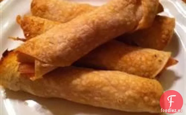 Taquitos de pollo al horno
