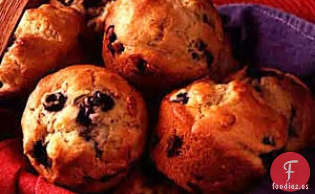 Muffins de Crema de Arándanos