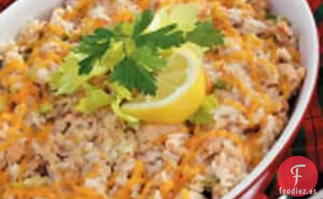 Hojaldre de Arroz con Salmón