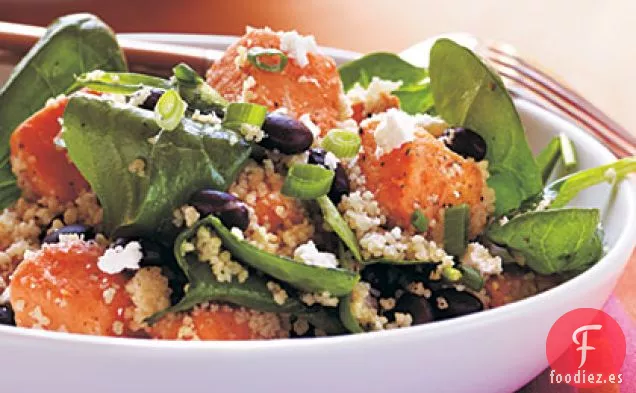 Ensalada de Cuscús, Batata y Soja Negra