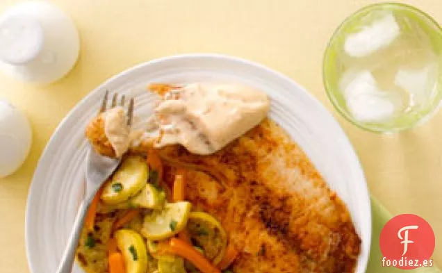 Tilapia con Chile Ancho y Especias