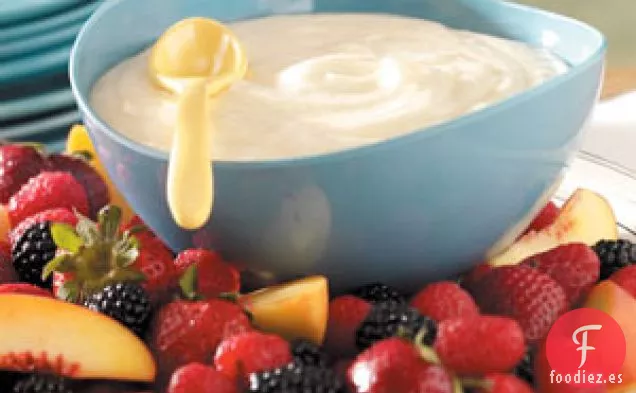 Delicioso Dip de Fruta de Limón