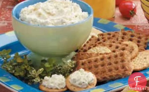 Queso Para Untar Con Ajo Y Hierbas