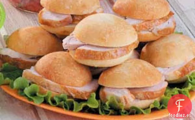 Sándwiches de Pavo Sazonado