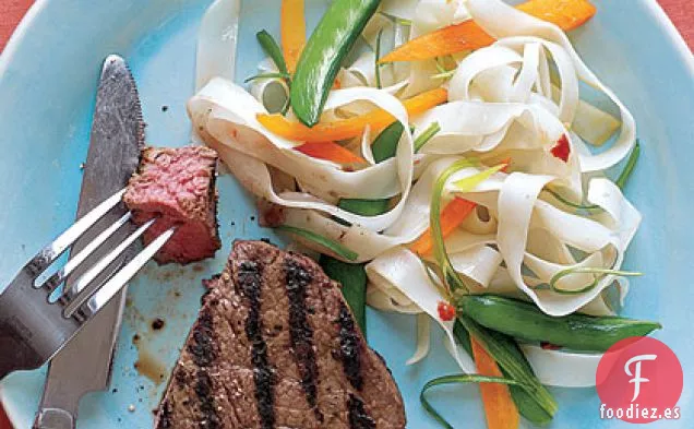 Filete Mignon Marinado a La Parrilla con Miso