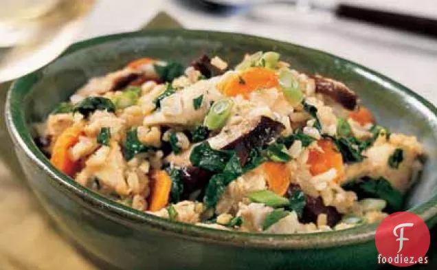 Pollo Miso con Arroz Integral