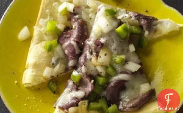 Pizza de Filete de Queso de Filadelfia