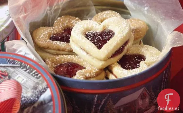 Galletas de Sándwich de Corazón Linzer 2