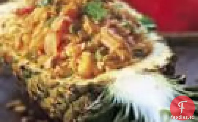 Arroz de Jazmín Frito con Piña (khao Phat Supparot)