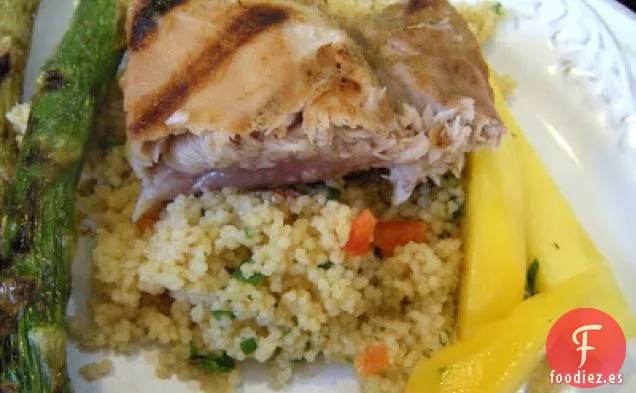 Atún Tirón De Mango Con Cuscús De Mango