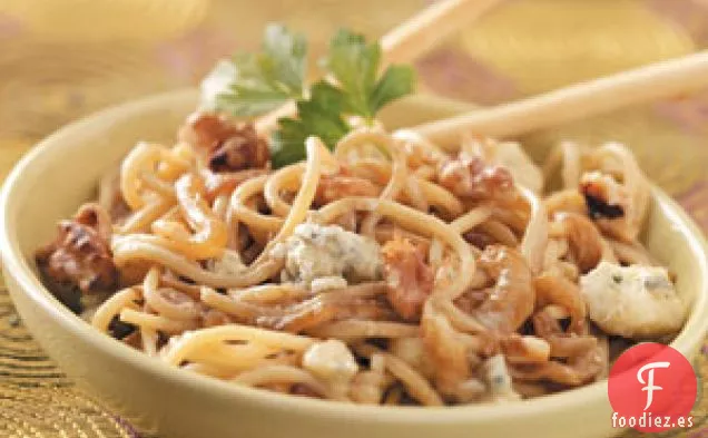 Pasta Gorgonzola con Nueces