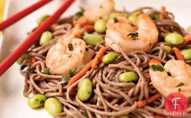 Ensalada de Fideos Soba con Vinagreta de Cítricos