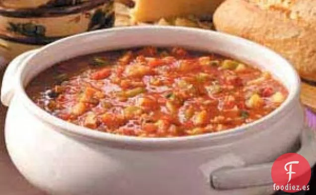 Sopa de Almejas con Tomate