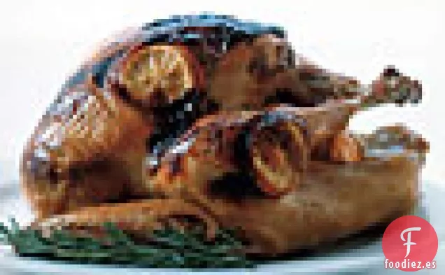 Pavo Frotado con Miso Cítrico de Romero