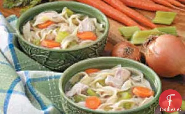 Sopa de Pollo y Fideos