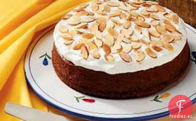 Tarta de Queso con Chocolate y Almendras