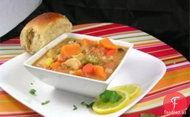 Sopa de Pollo y Verduras de Zimbabue