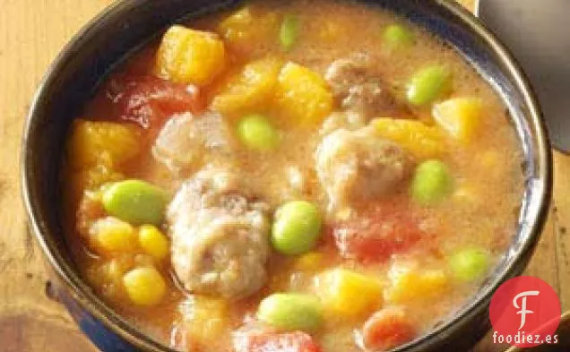 Guiso de Cerdo y Butternut de Cosecha