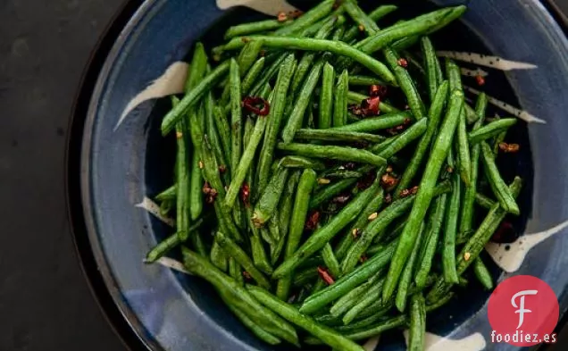 Frijoles Largos Chinos Salteados al estilo de Sichuan