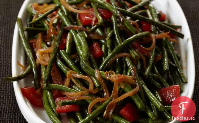 Frijoles Largos Chinos con Pimienta Negra Agrietada