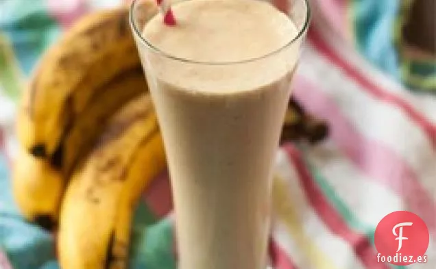 Batido de Plátano y Mantequilla de Maní