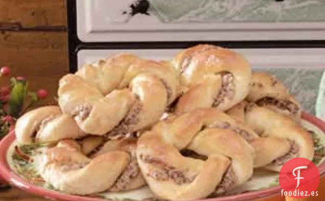 Giros de Desayuno de Naranja y Avellana