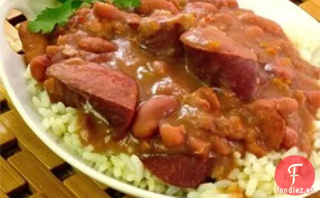 Frijoles Rojos y Arroz Saludables