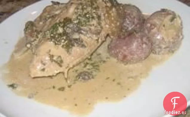 Pollo al Perejil en Olla de Cocción Lenta