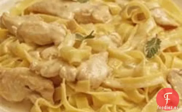 Pollo Alfredo en Olla de Cocción Lenta