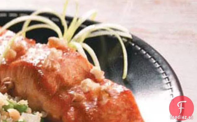 Salmón al Jengibre y Nuez