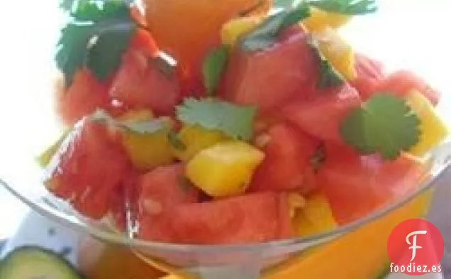 Ensalada de Melón, Mango y Aguacate