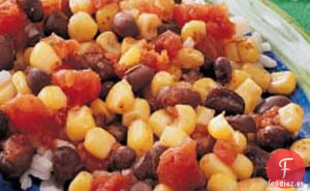 Maíz y Frijoles Picantes