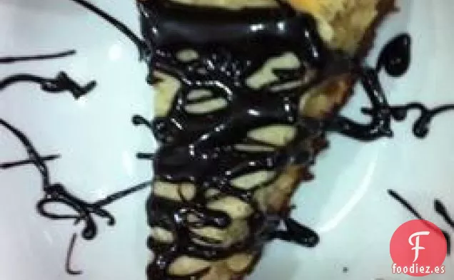 Barras de Chocolate con Mantequilla de Maní y Queso Crema