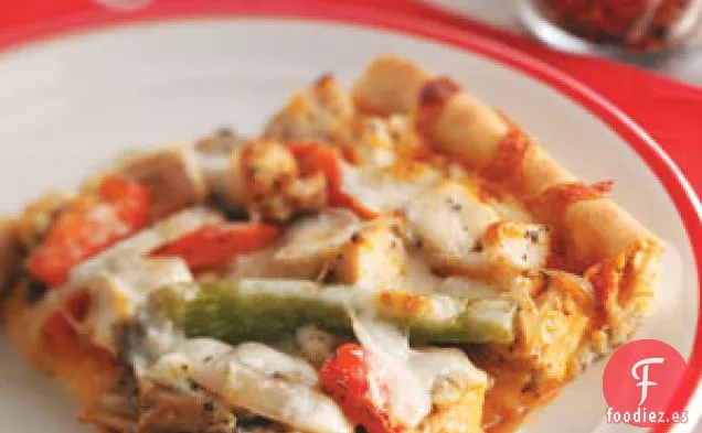 Pizza de Pollo en Platos Hondos