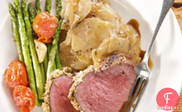 Espárragos Asados Con Tomates Cherry Y Ajo