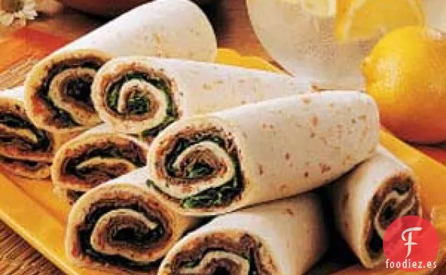 Wraps de carne y Queso