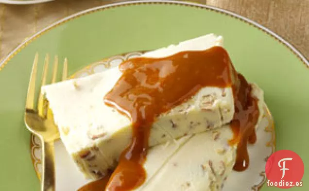 Terrina de Chocolate Blanco con Salsa de Caramelo