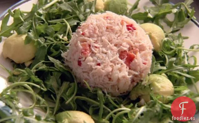 Ensalada de Cangrejo y Aguacate con Aderezo Japonés