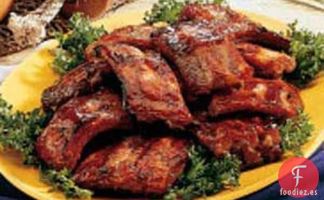Costillas de Cerdo Al Ajo y Miel