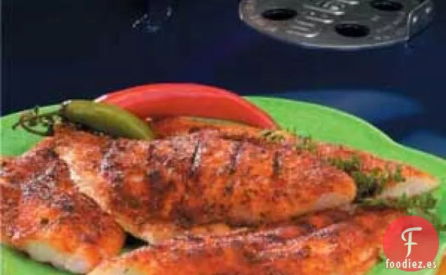 Pescado a la Parrilla Con Especias