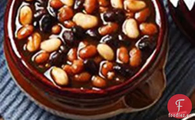 Frijoles Horneados con Mantequilla de Manzana