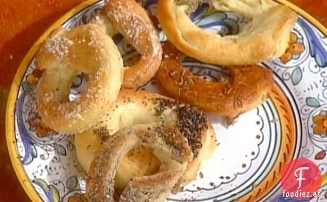 Pretzels Hervidos italianos: Taralli