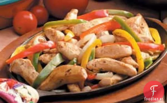 Fajitas de Pollo y Verduras