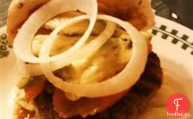 Hamburguesas de Tomate Deshidratado y Queso Azul