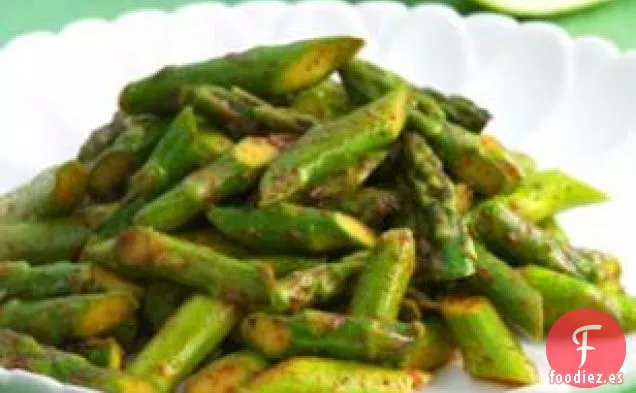 Espárragos con especias de Chile