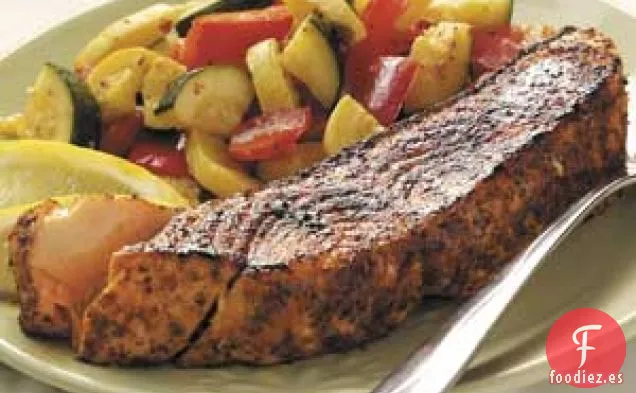 Salmón Salteado con Especias