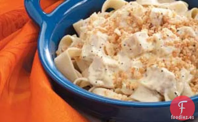 Pollo con Crema de Semillas de Amapola