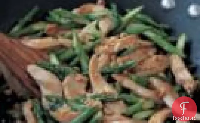 Pollo con Hierba de Limón y Espárragos